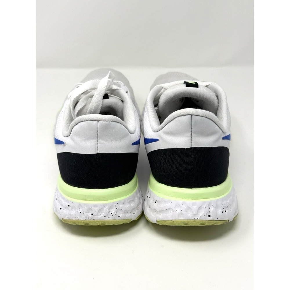 Men's Size 10 - Nike Revolution 5 White Racer Blue Green Black -Read Description - Picture 5 of 14